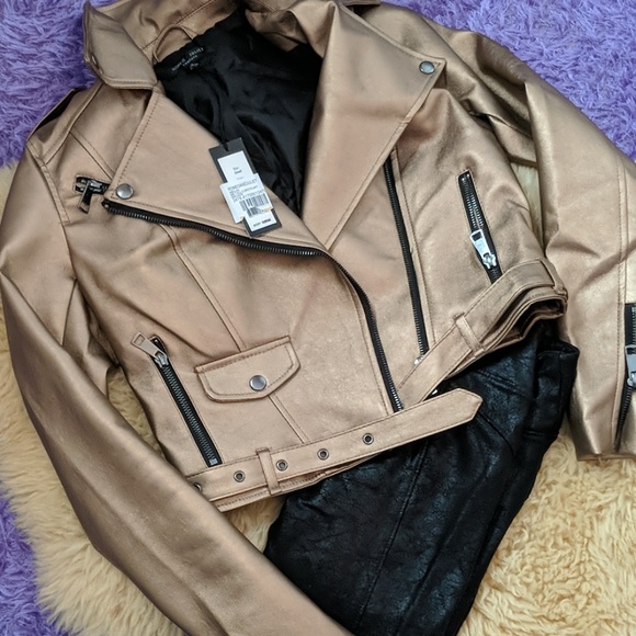 Romeo & Juliet Couture Jackets & Blazers - Romeo and Juliet Couture Leather Jacket